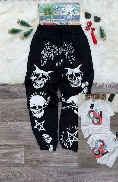 Pantalons jogging imprimés tendance