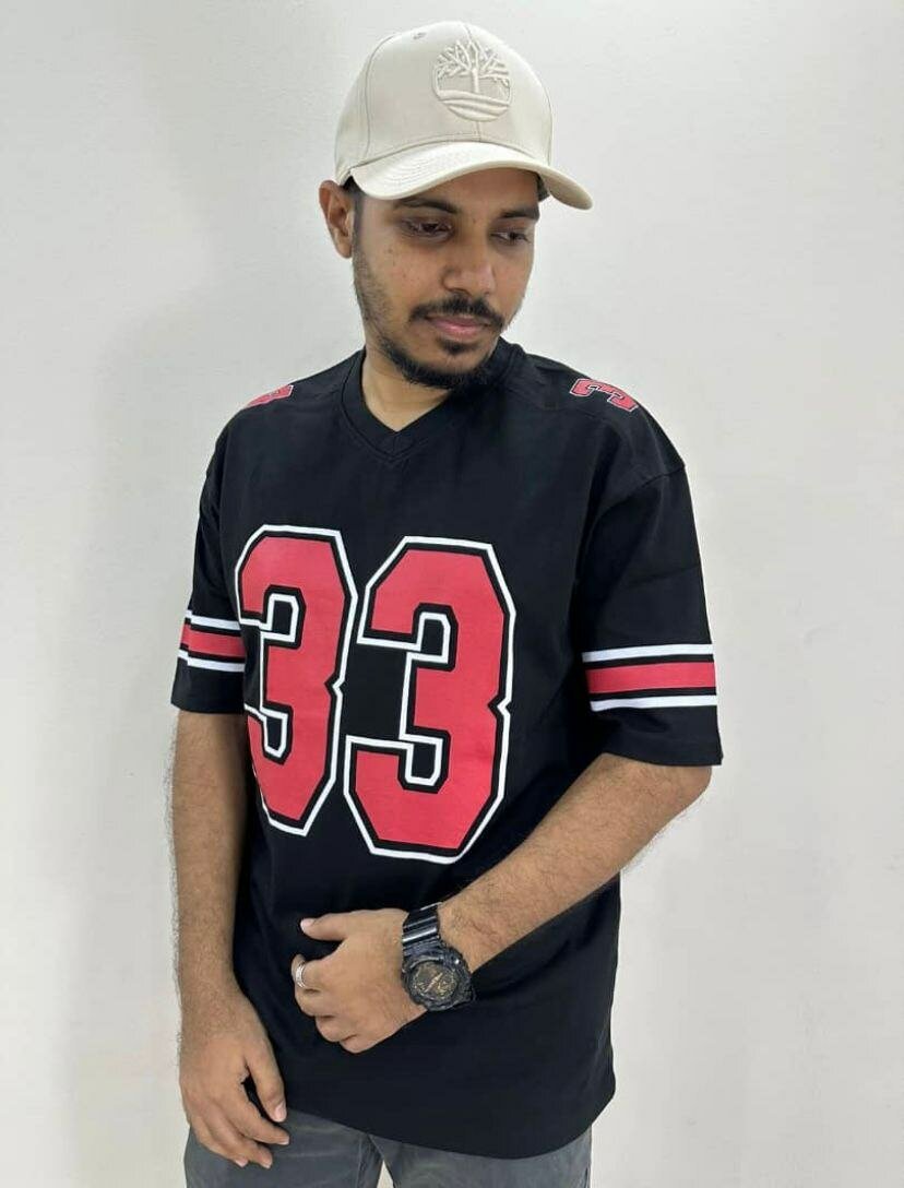 Drop shoulder T-shirt. M-XL = 125gh.