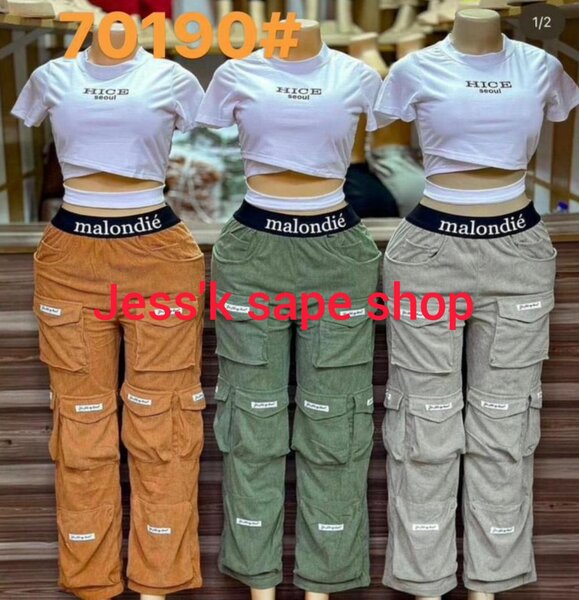 Pantalons cargo femmes stylés