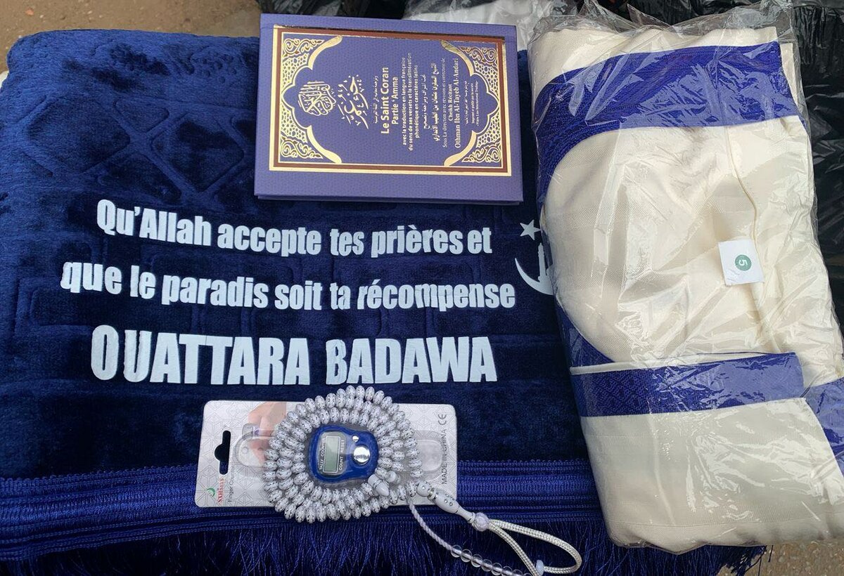 Tapis de prière avec Khimar