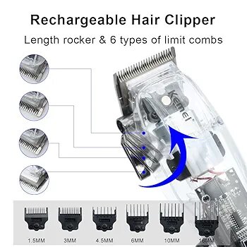 Tondeuse à Cheveux Kemei Professionnelle