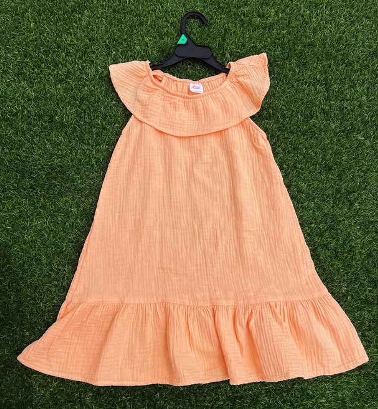 Orange dress for girls