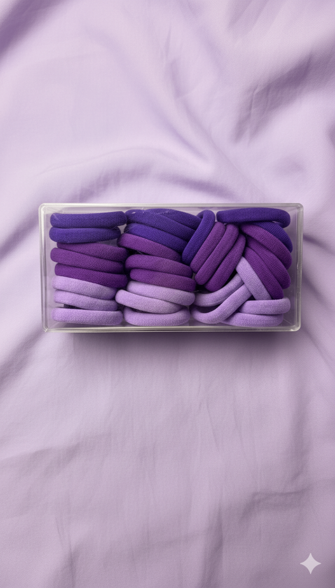 Élastiques à cheveux colorés