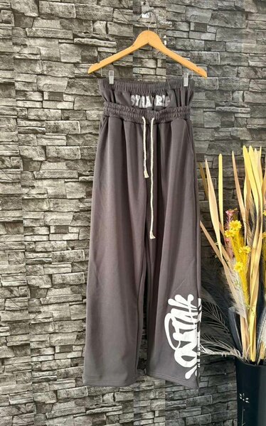 Pantalon ample taille haute