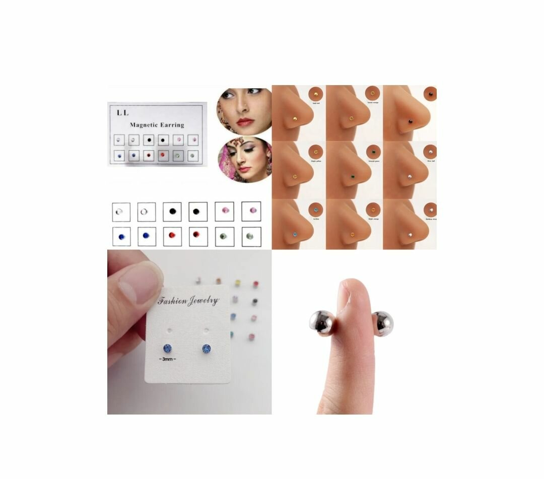 Faux piercing en aimant