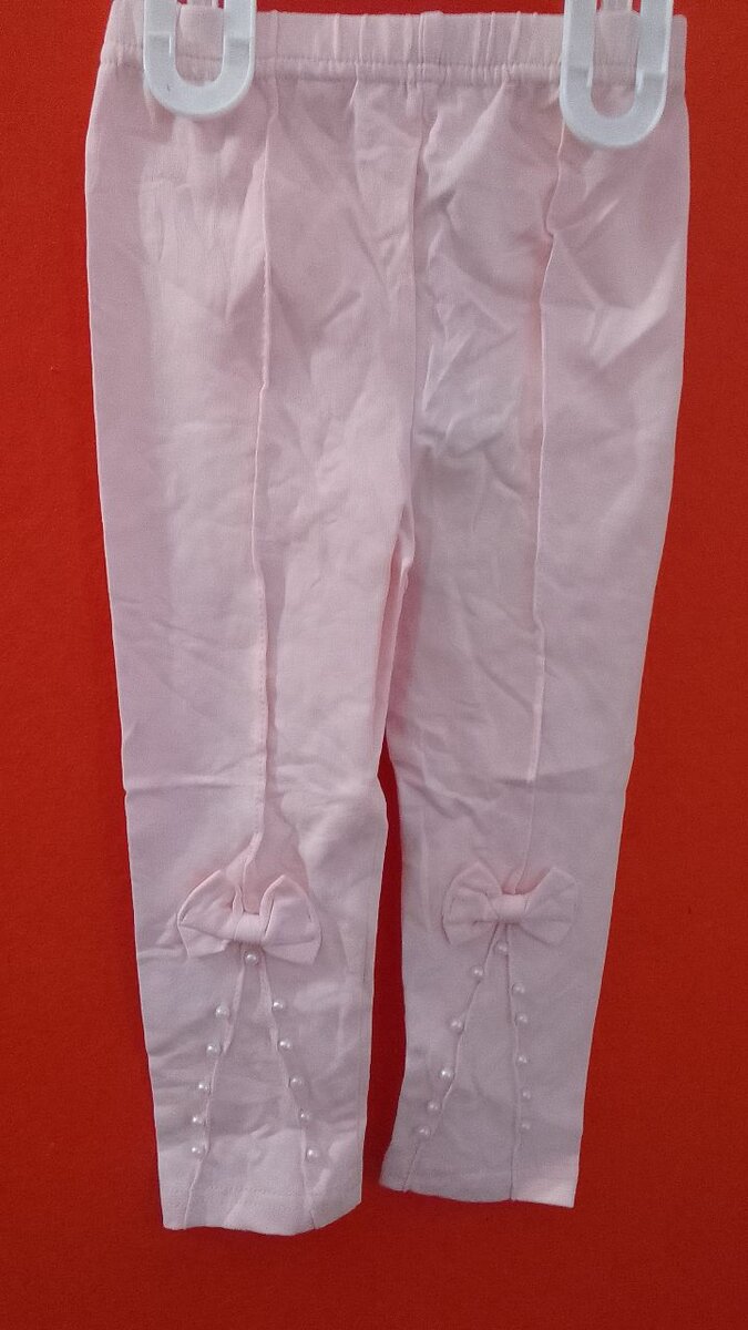 Legging fillettes rose