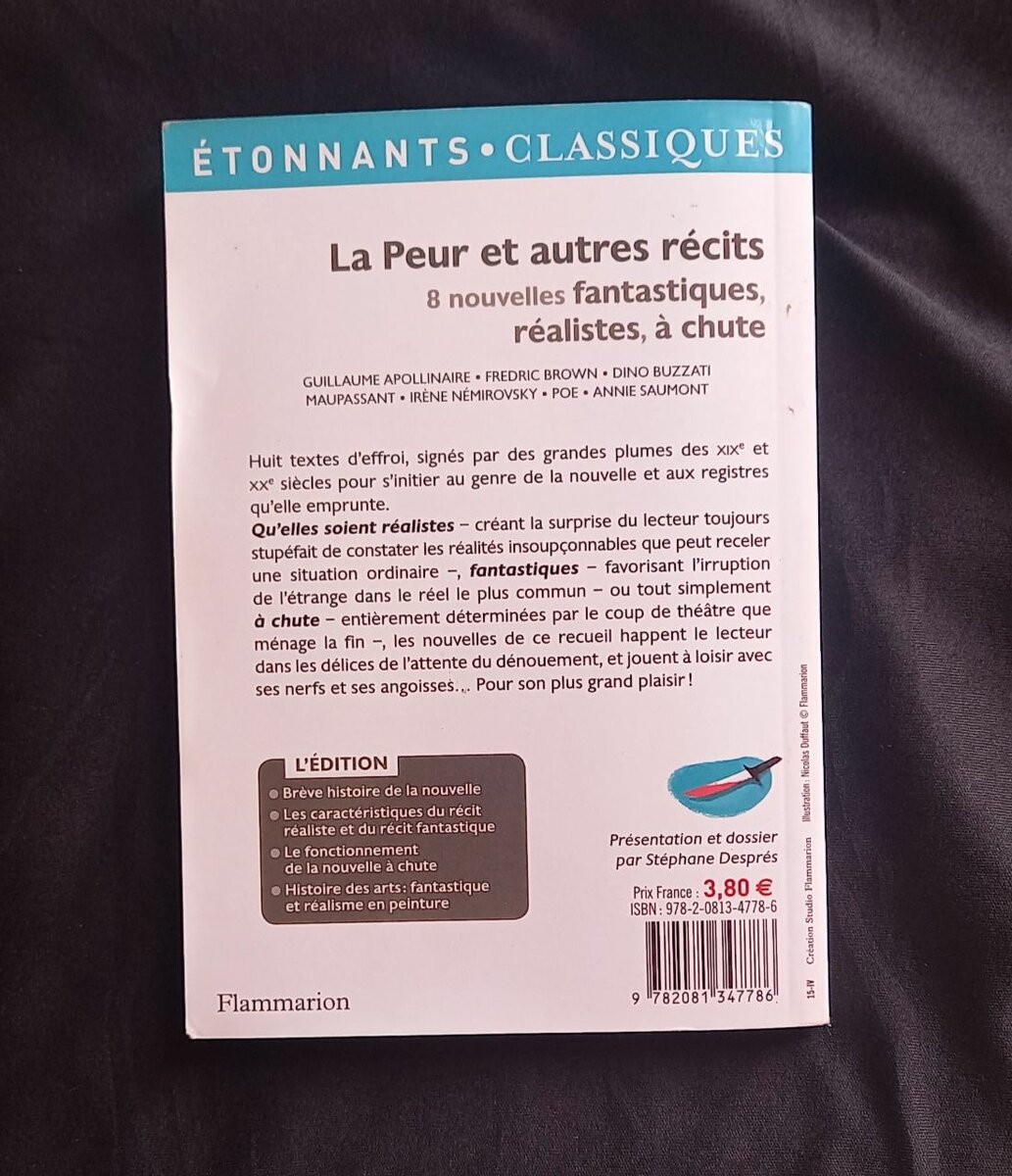 La Peur et autres récits