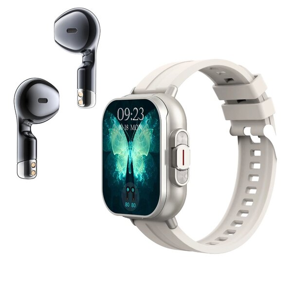 Montre connectée avec écouteurs intégrés