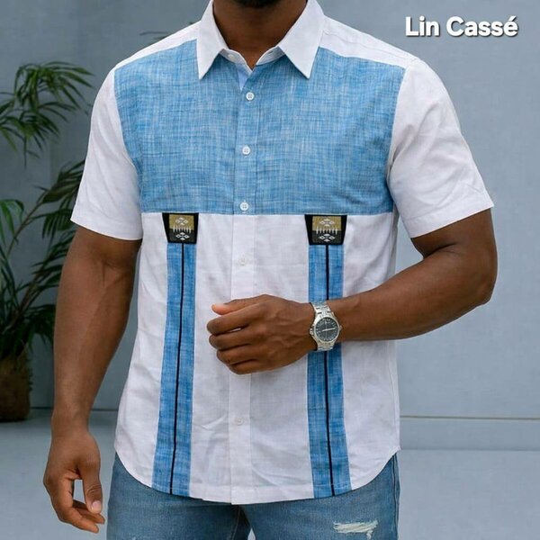 Chemise homme Lin Cassé