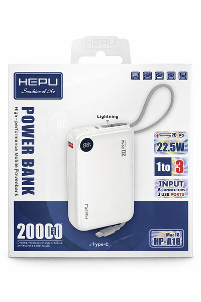 Chargeur Power Bank 20000mAh