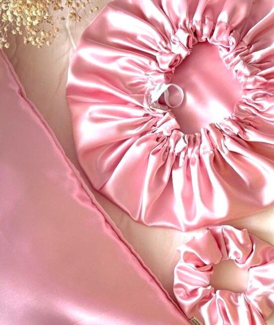 Satin sleepover sets.. (bonet)