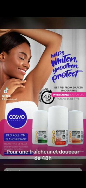 COSMO Déodorant Roll-On Blanchissant