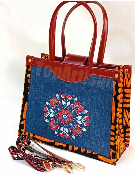 Sac cabas ethnique de ville