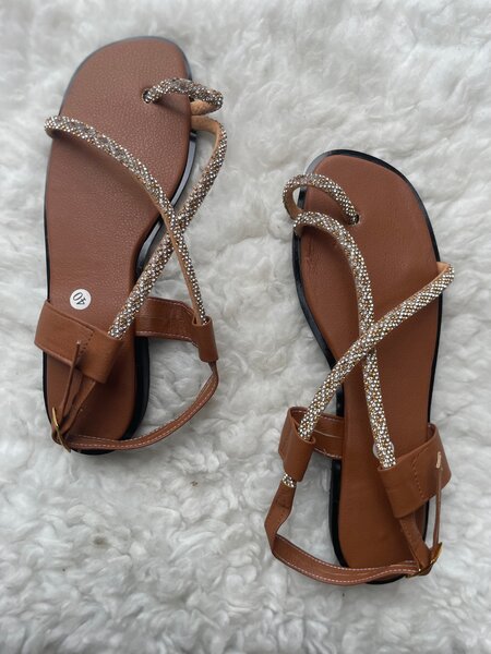 Sandales en cuir élégant