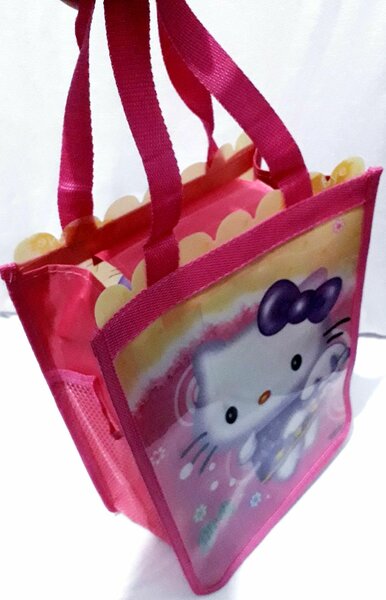 Kids  imported cartoon character woven bags for school