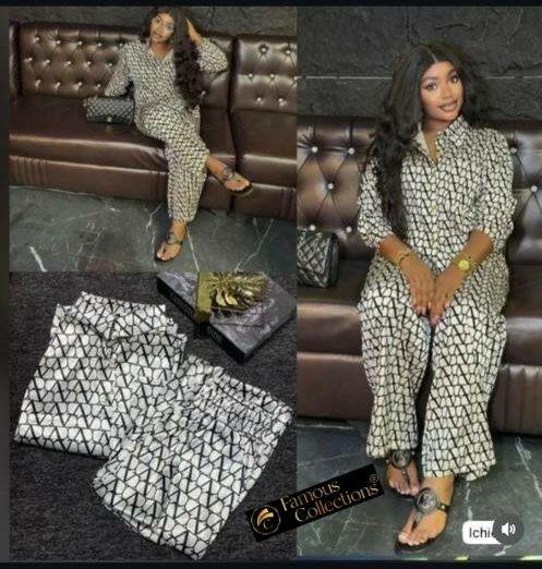 Combinaison imprimée élégante