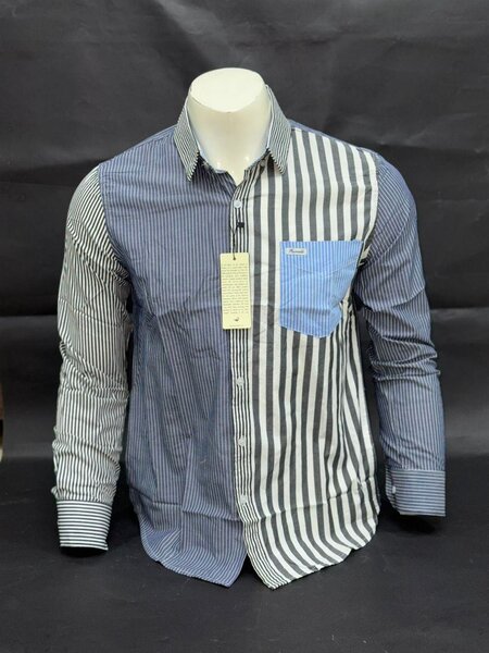 Chemise à rayures élégante homme