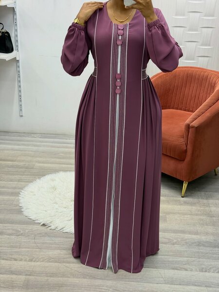 Robe maxi élégante en mousseline