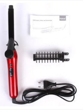 Kemei km-19 curling rod with comb- KM - 19 - Hair Curling Rod