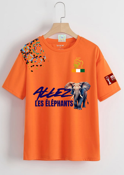 T-shirt "Allez Les Éléphants"