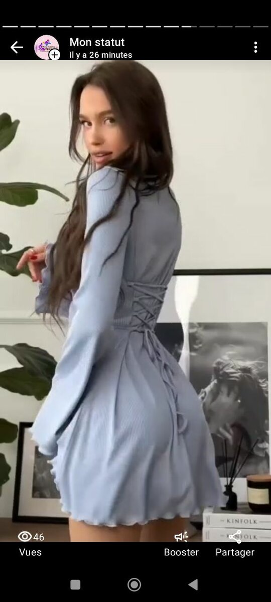 Robe en jersey élégante