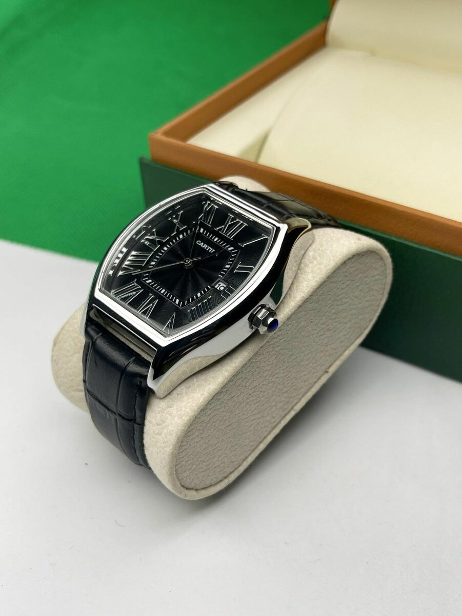 Montre cartier en Cuir Homme