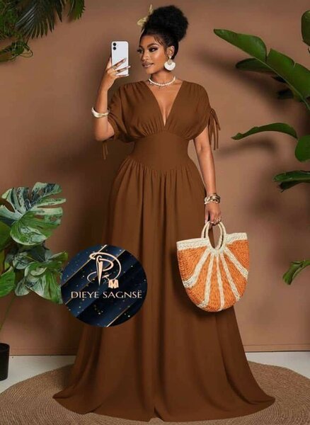 Robe longue élégante femme