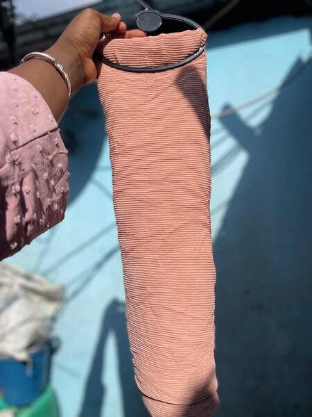 Foulard plissée friperie