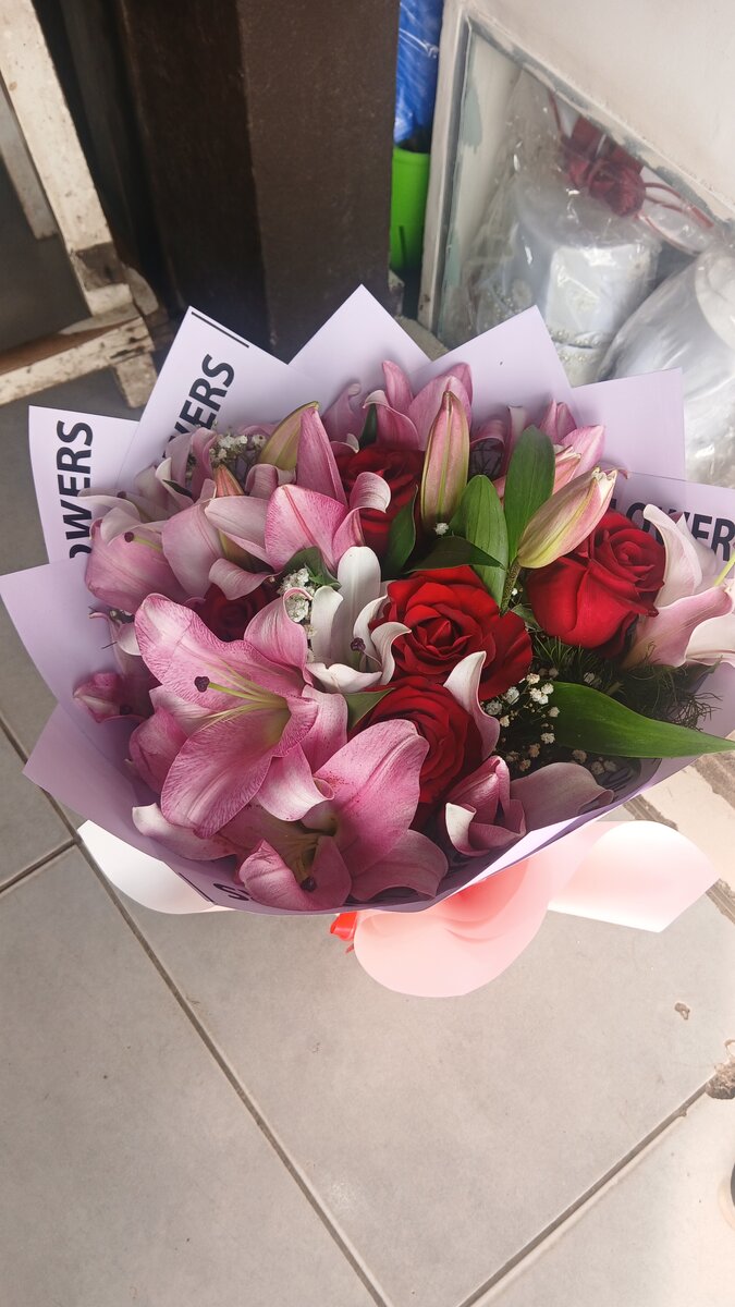 Bouquet de fleurs romantique