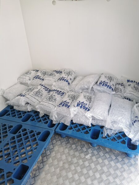 Glace en sachets pratique