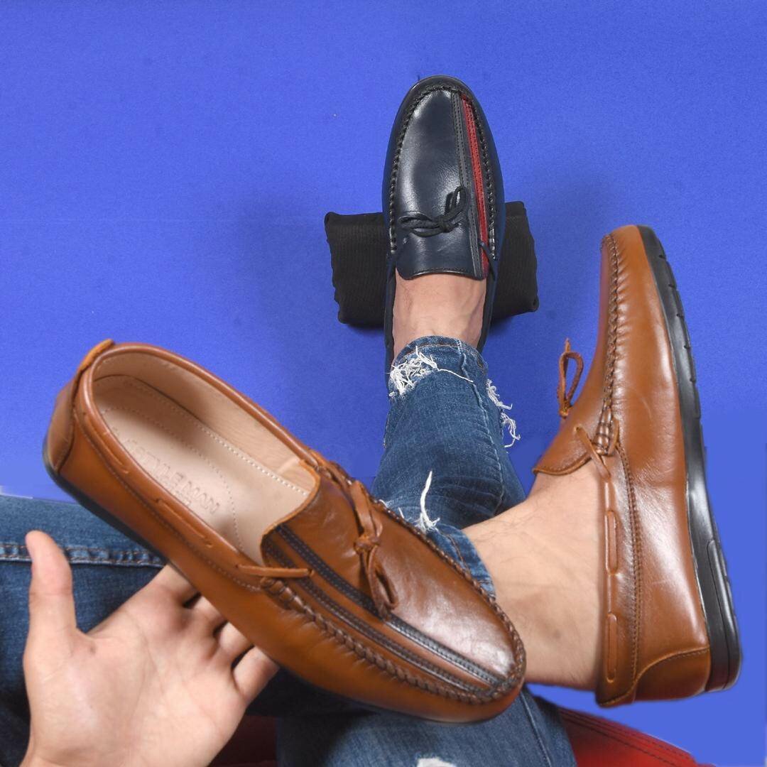 Mocassins en cuir élégants