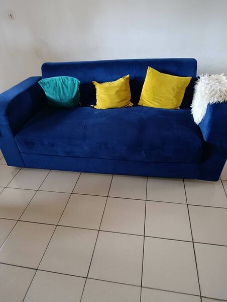 Canapé moderne en velours