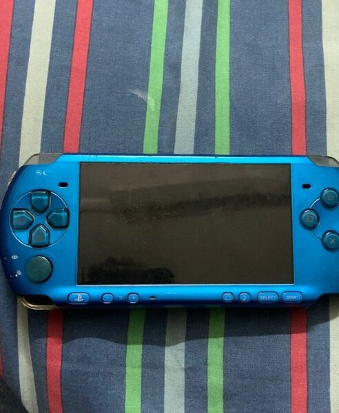 Console PSP portable bleue