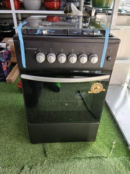 Volcano stove with oven