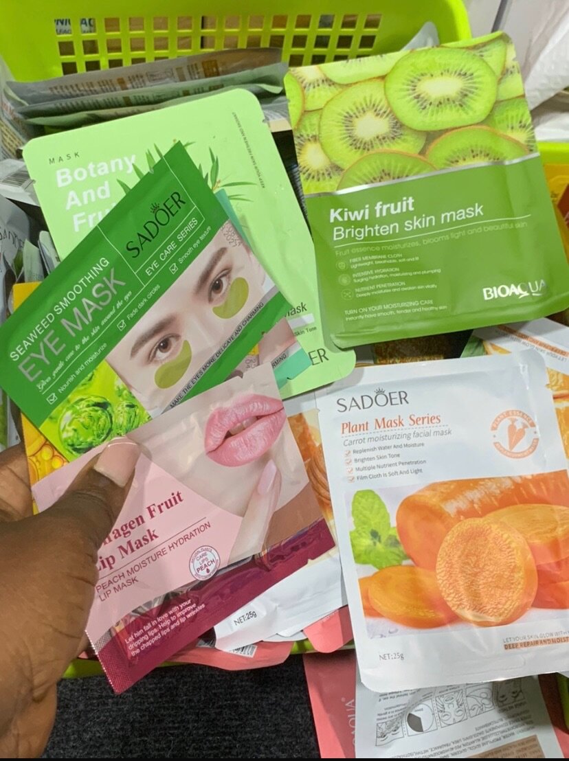 Face mask lip mask eye Mask