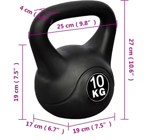Poids kettlebell 10 kg