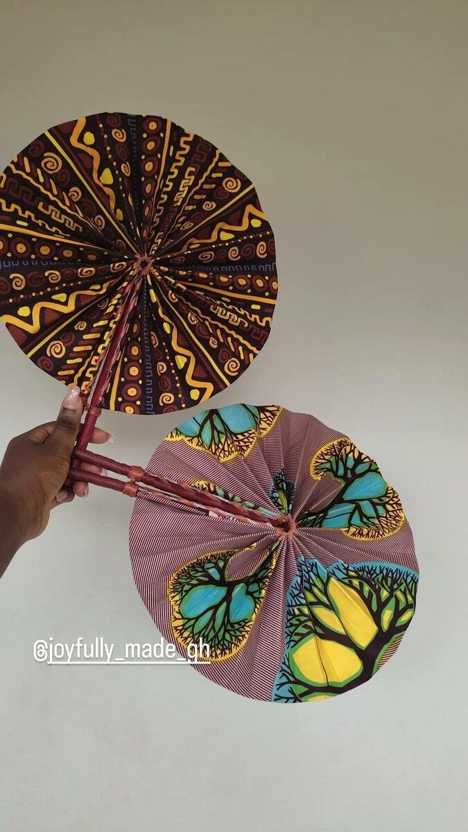 Ankara foldable fan