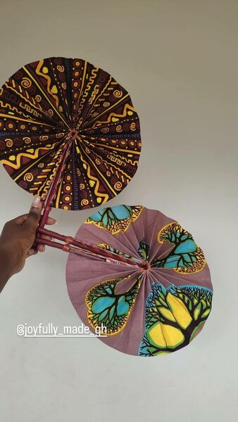 Ankara foldable fan