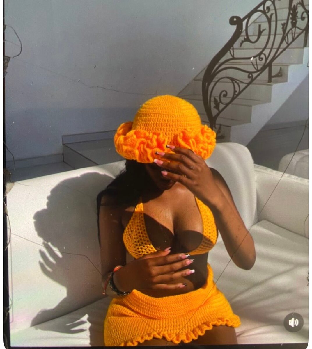 Robe crochet d'été élégante