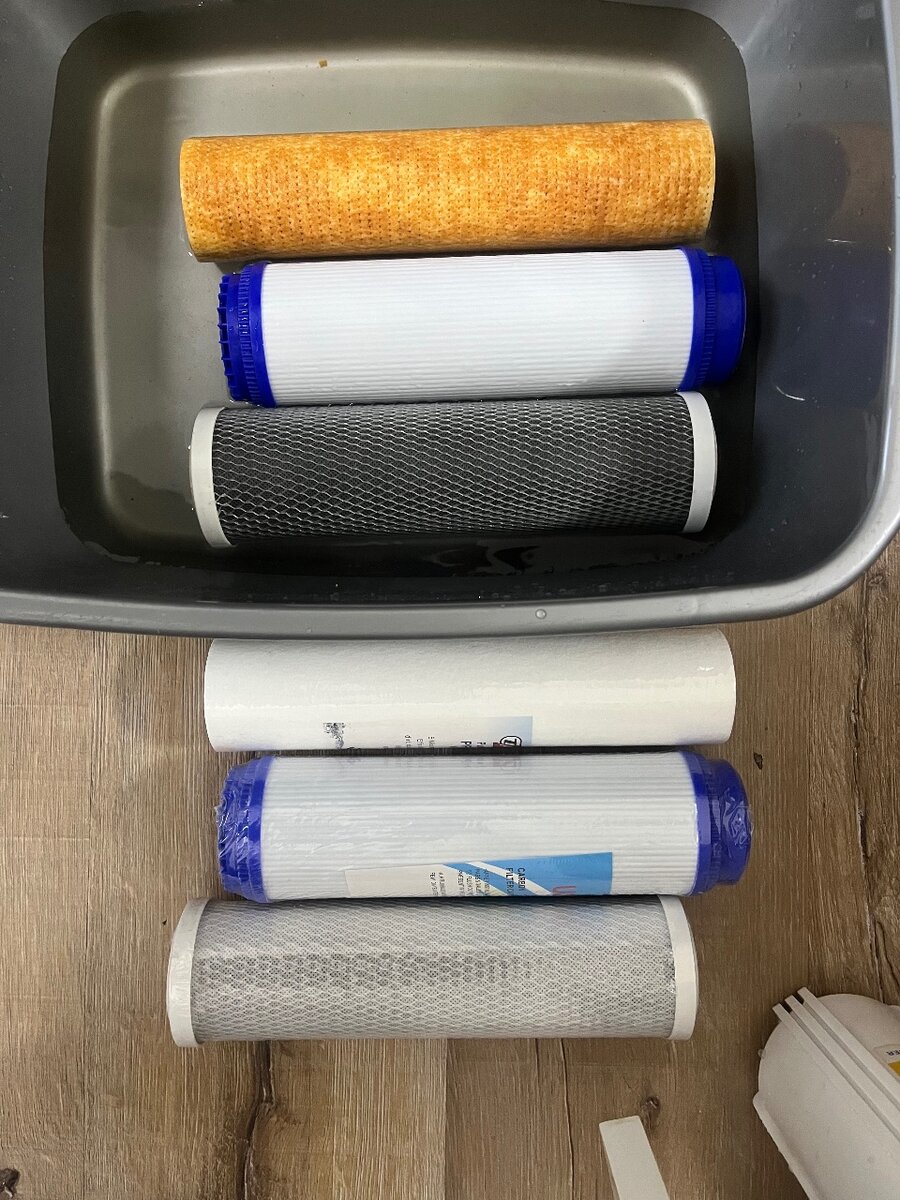 Картриджи фильтров питьевой воды .