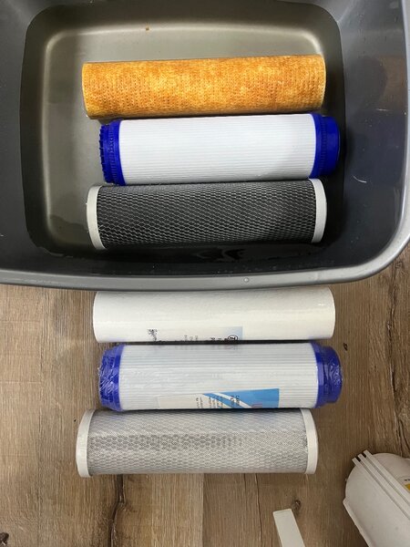 Картриджи фильтров питьевой воды .