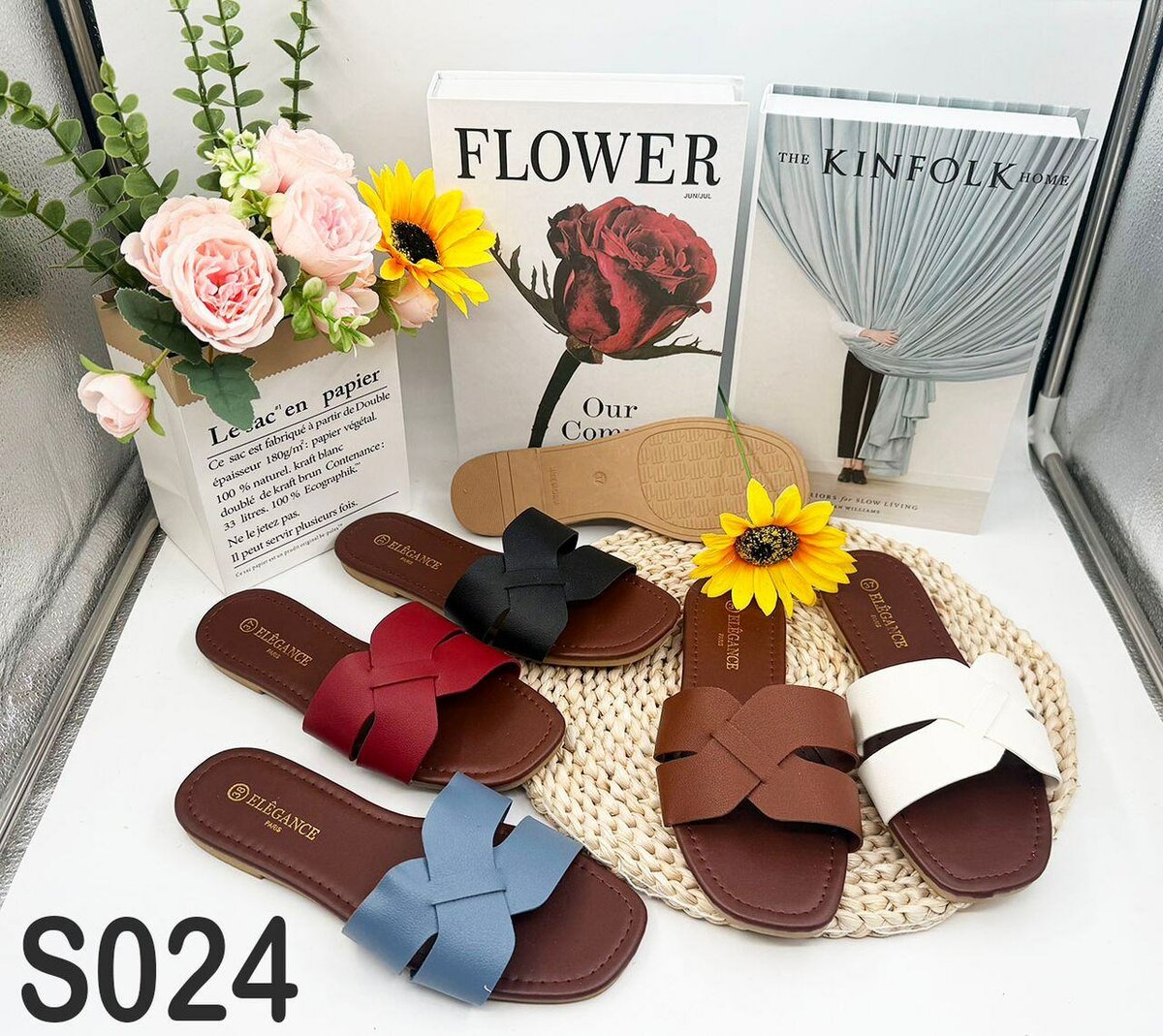 Sandales de plage colorées