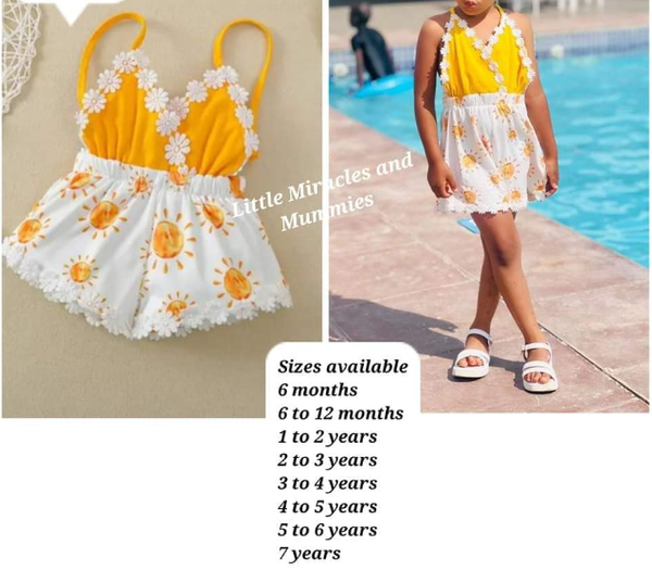 one-piece top with shorts