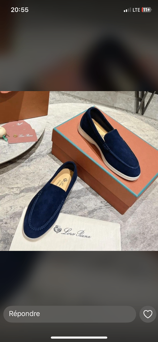 Mocassins en daim élégants