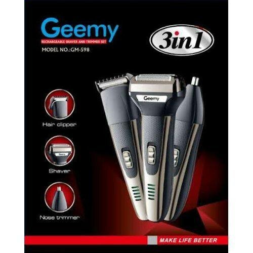 Geemy Tondeuse 3-en-1 Rechargeable