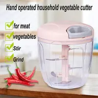 Multifunction Hand Pull Speedy Chopper Turbo Cutter Nicer Dicer Plus Vegetable Cutter/Chopper/Mincer/Mixer/Blender/Shredder to Chop Fruits Meat Onions/Nuts/Ginger/Herbs/Garlics