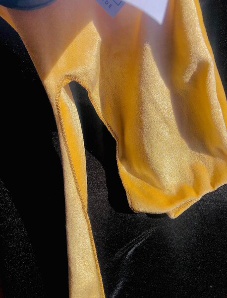 Gold velvet