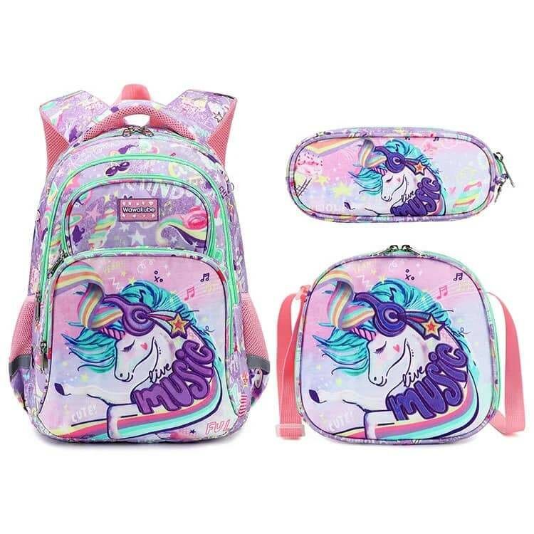 School bag and lunch bag