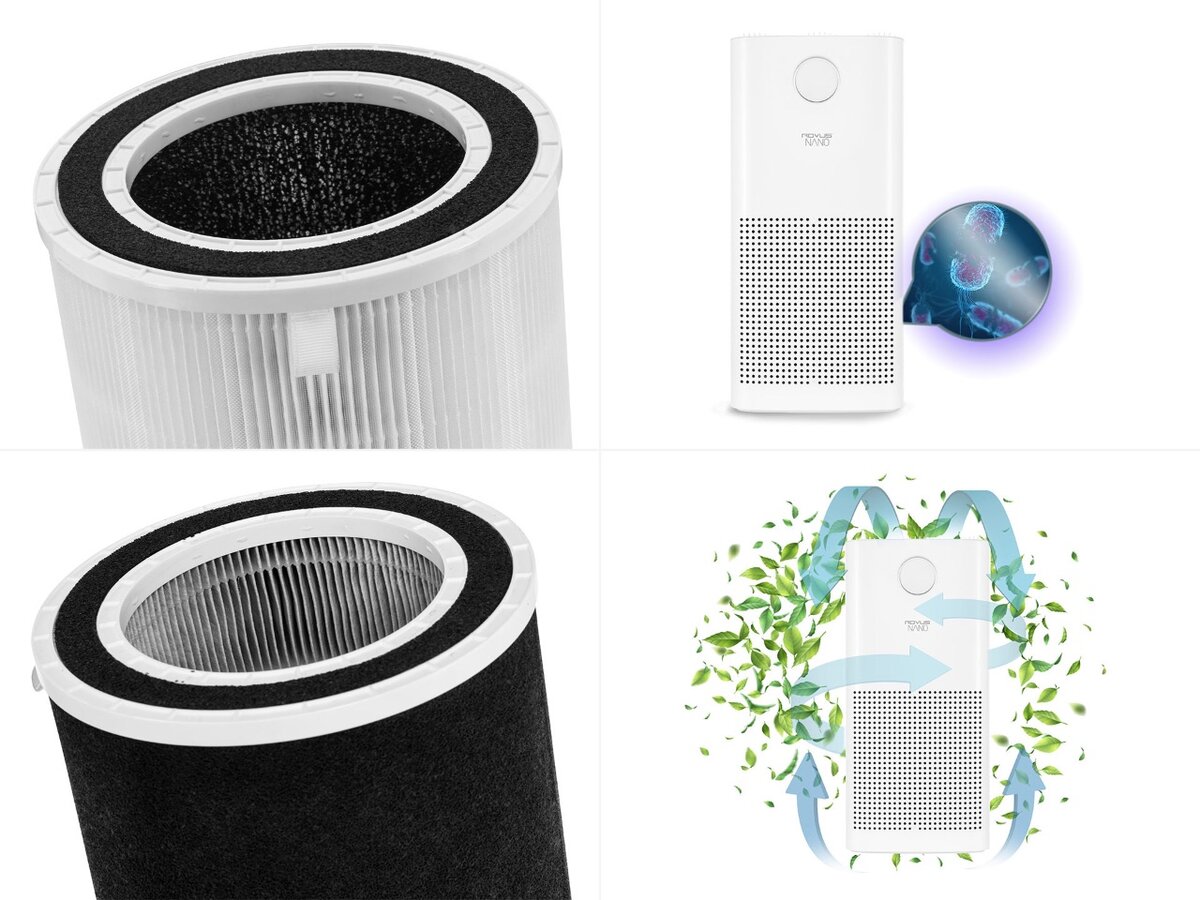 Очиститель воздуха Rovus Nano , многоразовый фильтр