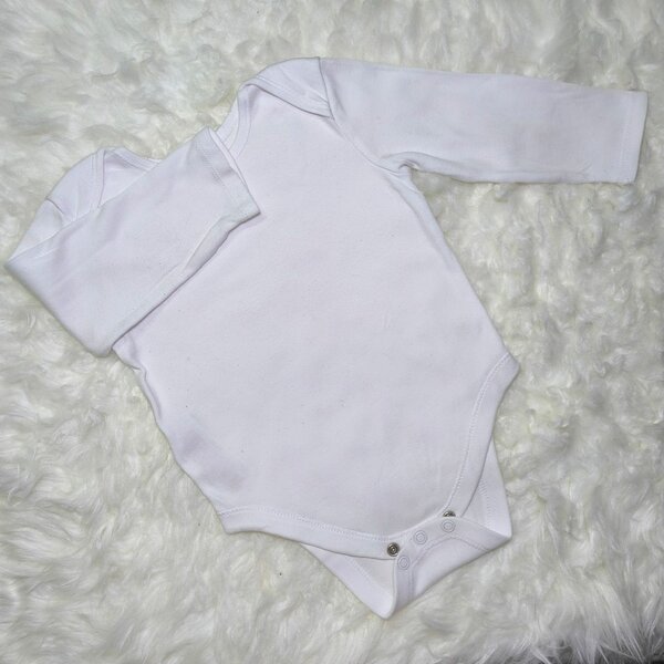 Body bébé blanc et marron